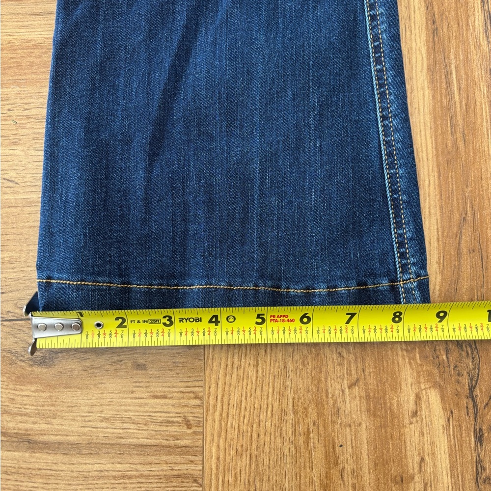 Spanx Pull-On Denim Flare Jeans — Dark Wash | Size Small - Picture 5 of 6